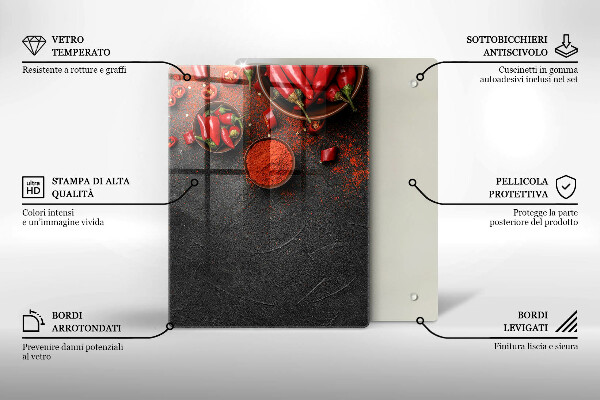 Worktop saver Marble texture with gold