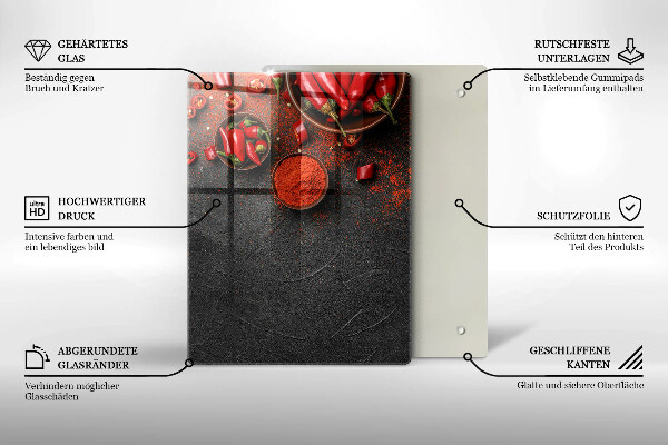 Worktop saver Marble texture with gold