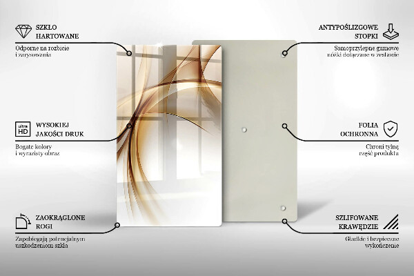 Cutting board Abstraction shapes