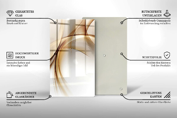 Cutting board Abstraction shapes