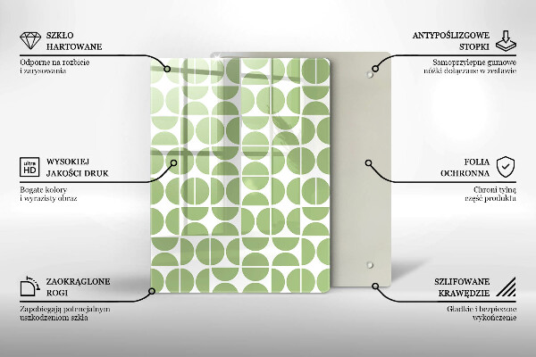Cutting board Abstraction shapes