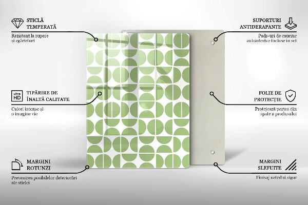 Cutting board Abstraction shapes