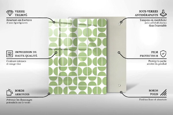Cutting board Abstraction shapes