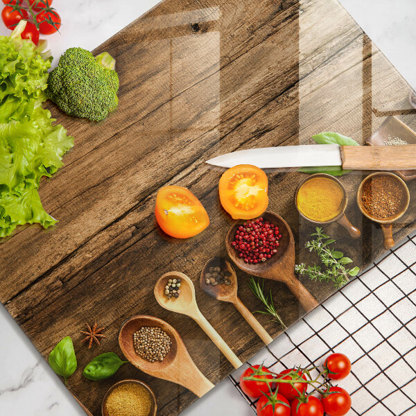 Cutting board Wooden spices