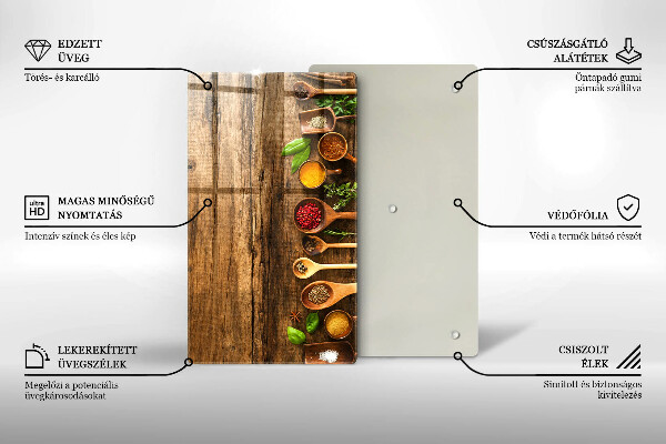 Cutting board Wooden spices