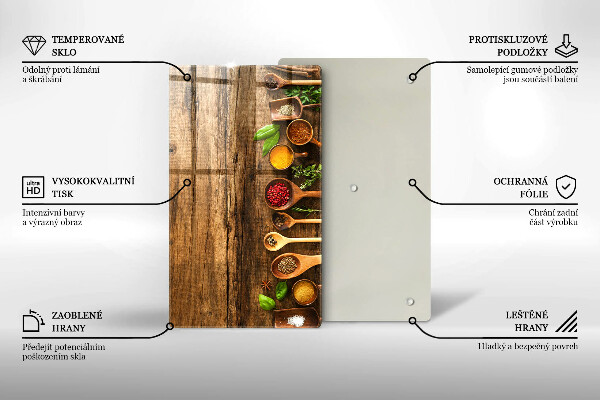 Cutting board Wooden spices