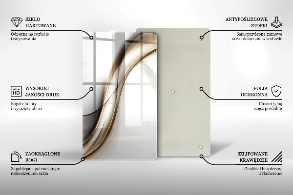 Cutting board Mild abstraction lines