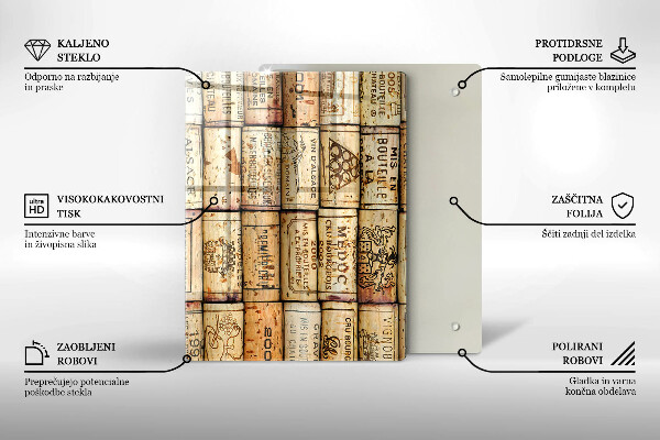 Cutting board Mild abstraction lines