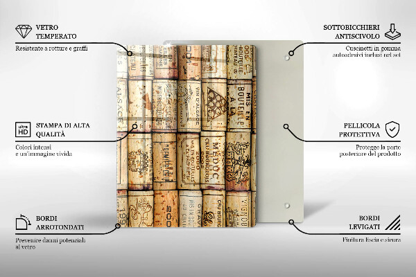 Cutting board Mild abstraction lines