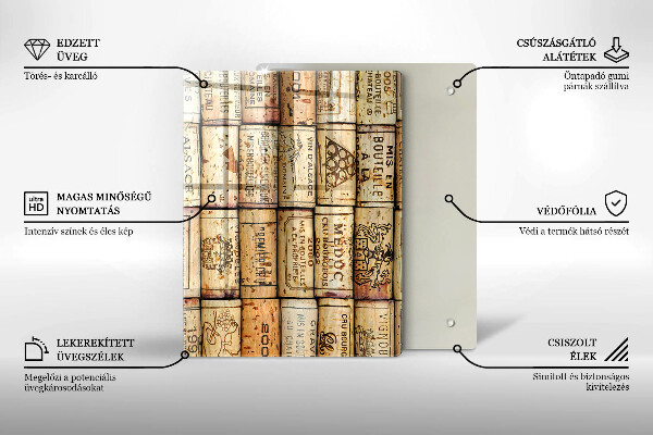 Cutting board Mild abstraction lines