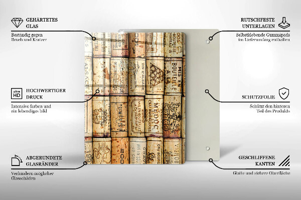 Cutting board Mild abstraction lines