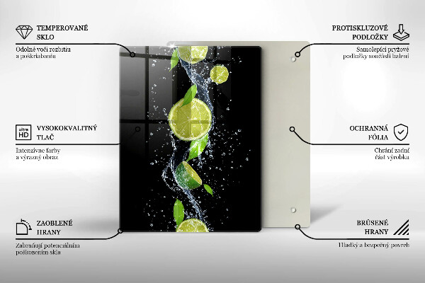 Cutting board Boho bird feathers