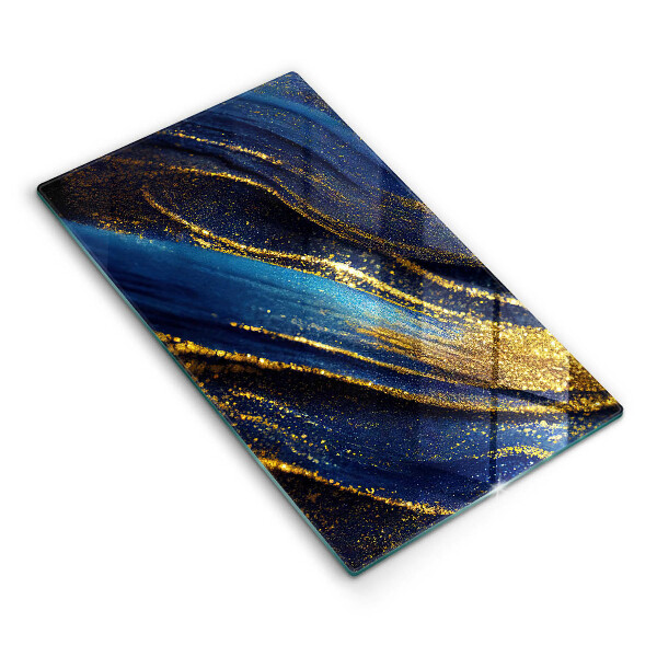 Worktop saver Navy blue abstraction