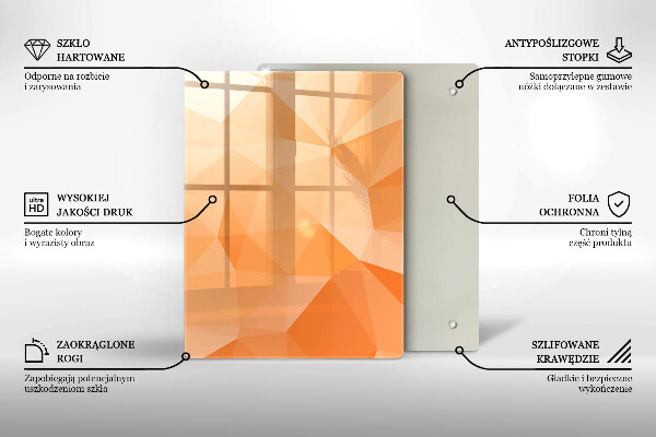 Worktop saver Navy blue abstraction