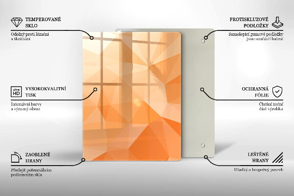 Worktop saver Navy blue abstraction