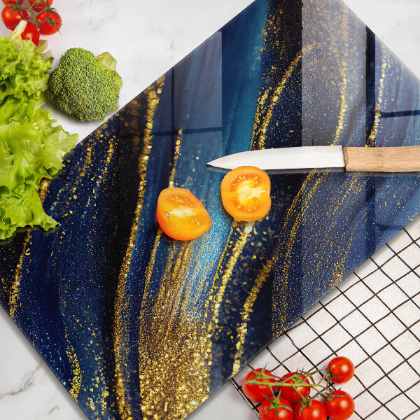 Worktop saver Navy blue abstraction