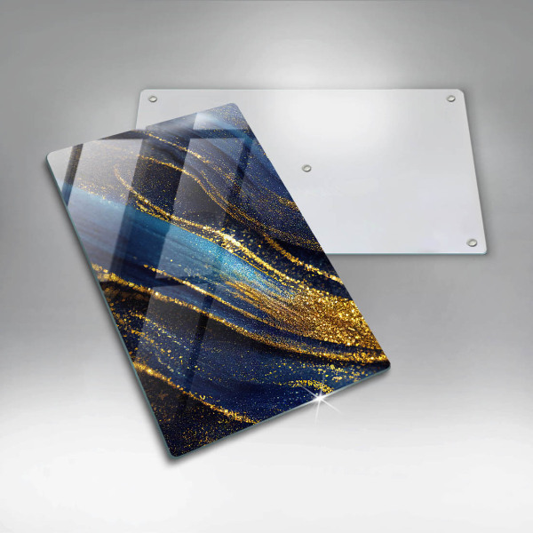 Worktop saver Navy blue abstraction