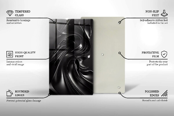 Worktop saver Black mass abstraction