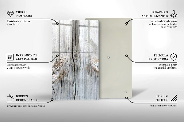 Worktop saver Bright wood structure