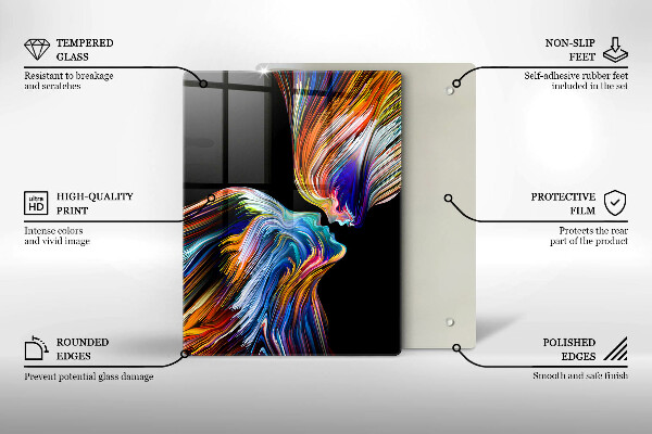 Worktop saver Blue flowers