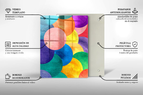 Worktop saver Geometric lines