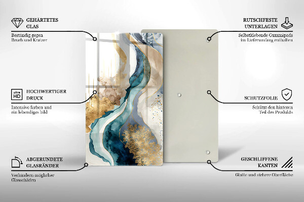 Worktop saver Colorful marble