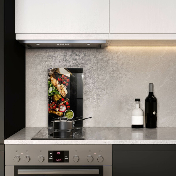 Worktop saver Italian ingredients and spices