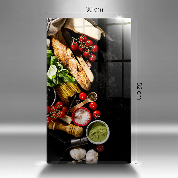 Worktop saver Italian ingredients and spices