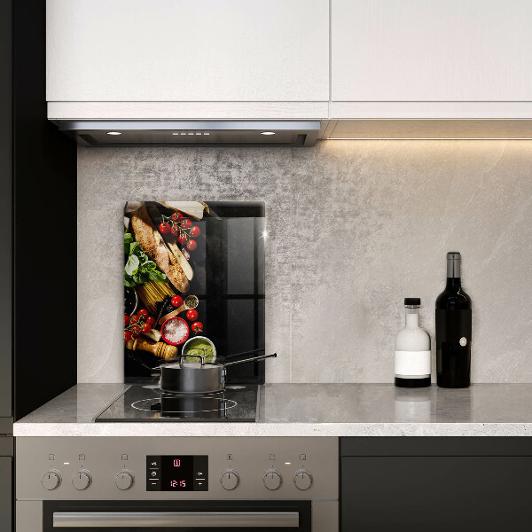 Worktop saver Italian ingredients and spices