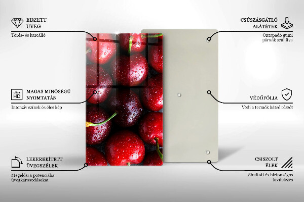 Worktop saver Cherries close-up
