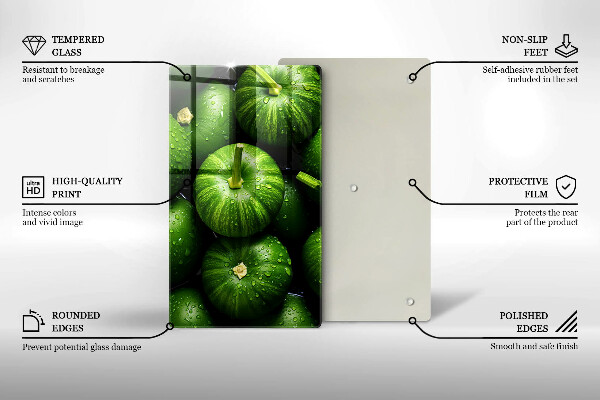 Worktop saver Green pumpkins