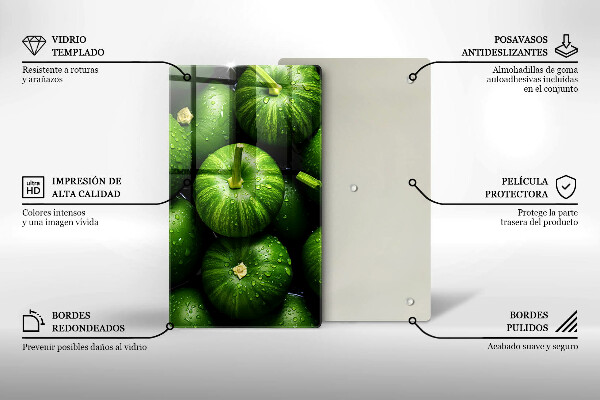 Worktop saver Green pumpkins