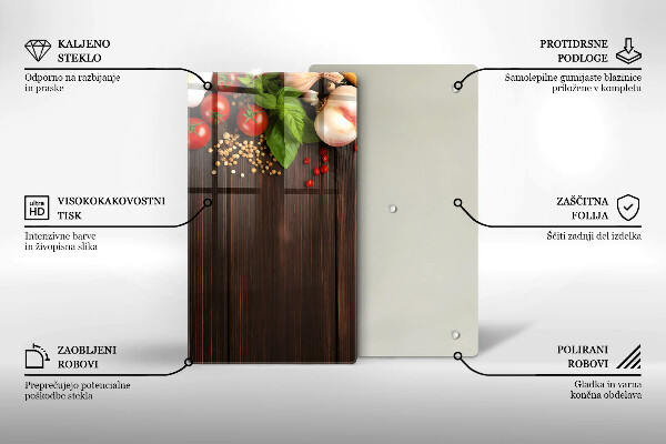 Worktop saver Vegetables on the table