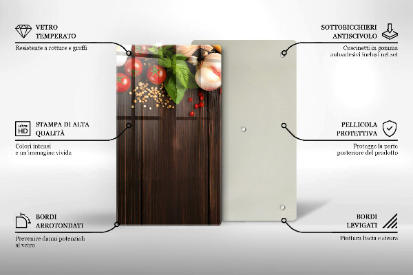 Worktop saver Vegetables on the table