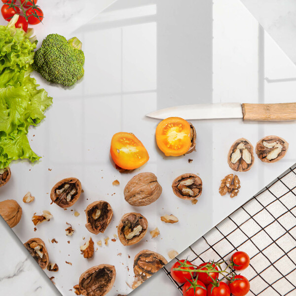 Worktop saver Nuts on a white background