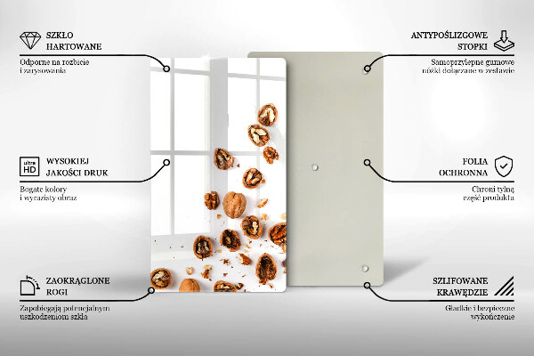 Worktop saver Nuts on a white background