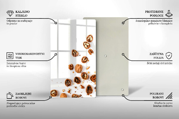Worktop saver Nuts on a white background
