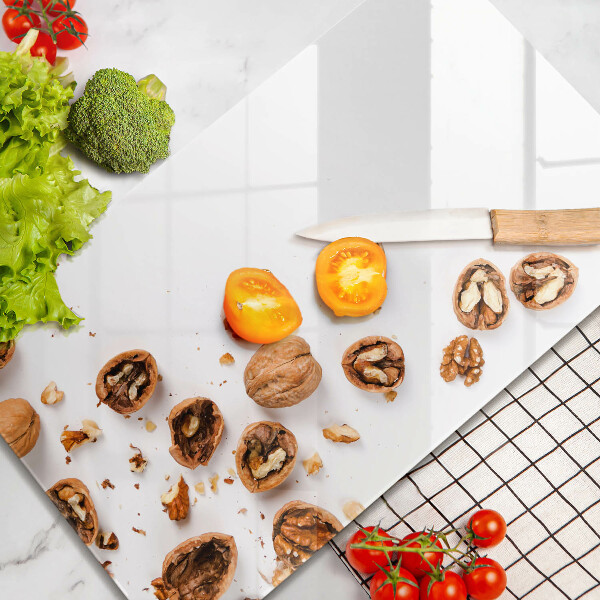 Worktop saver Nuts on a white background
