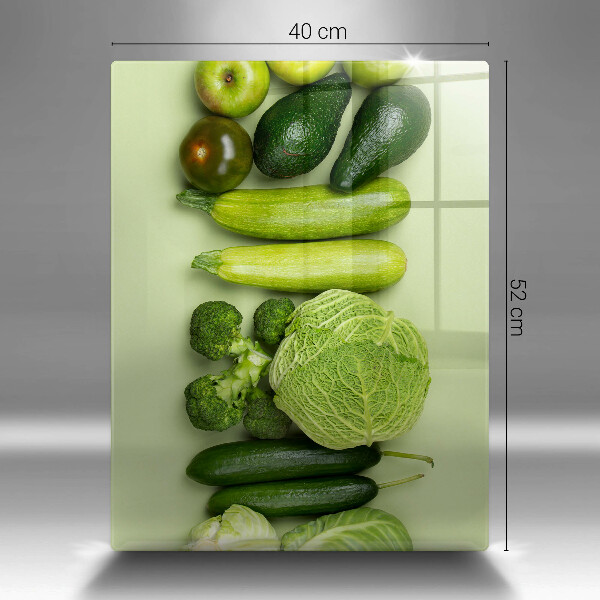 Worktop saver Green fruits and vegetables