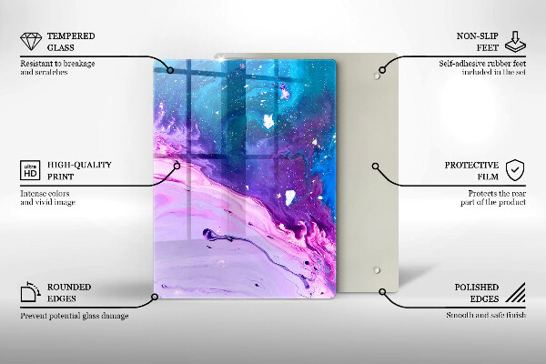 Worktop saver Green fruits and vegetables