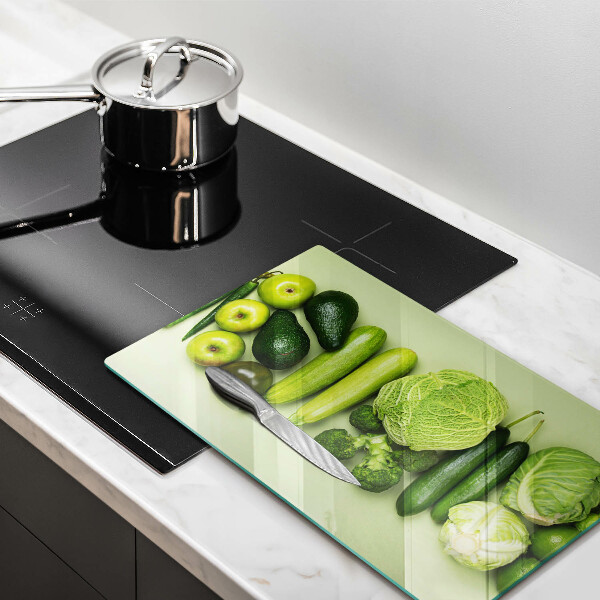Worktop saver Green fruits and vegetables