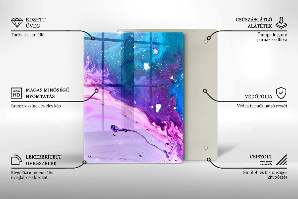 Worktop saver Green fruits and vegetables