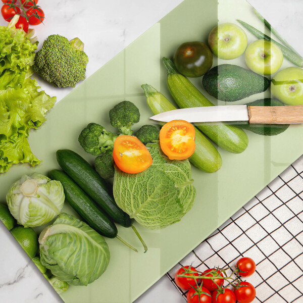 Worktop saver Green fruits and vegetables