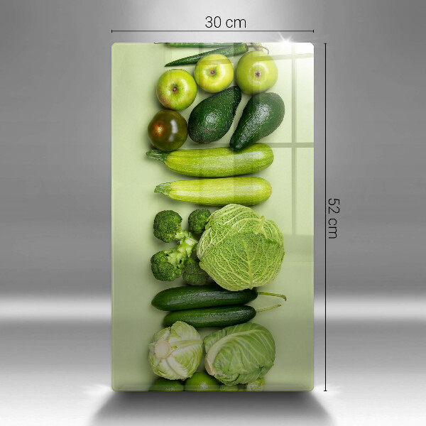 Worktop saver Green fruits and vegetables