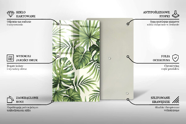 Worktop saver Illustration of Monster leaves