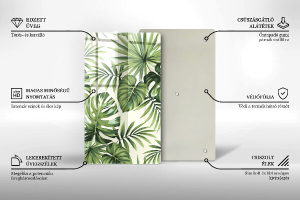Worktop saver Illustration of Monster leaves
