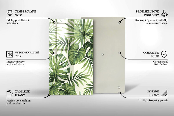 Worktop saver Illustration of Monster leaves