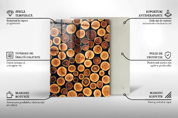 Worktop saver Boho leaves pattern
