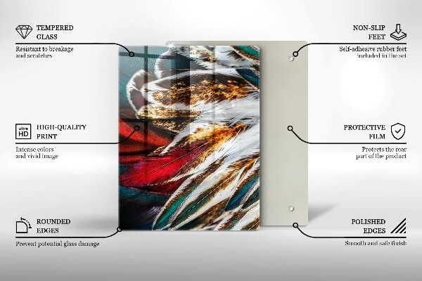 Cutting board Colorful abstraction