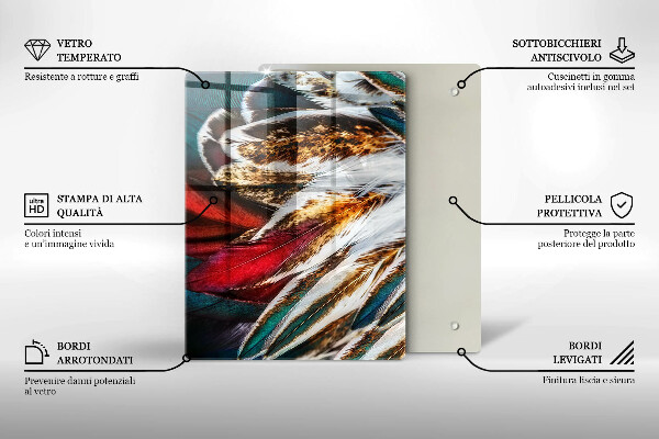 Cutting board Colorful abstraction